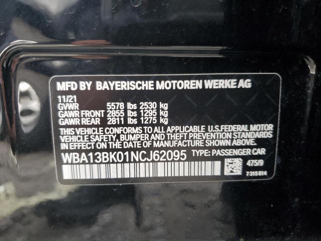 WBA13BK01NCJ62095 BMW M550xi