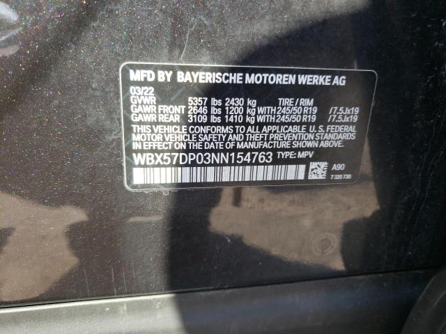 WBX57DP03NN154763 BMW X3 Xdrive30i