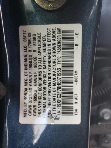 19XFC2F78HE071953 Honda CIVIC EX