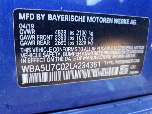 WBA5U7C02LA234361 BMW M340I