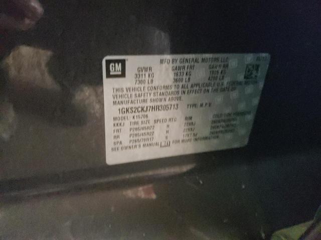 1GKS2CKJ7HR305713 GMC YUKON DENALI