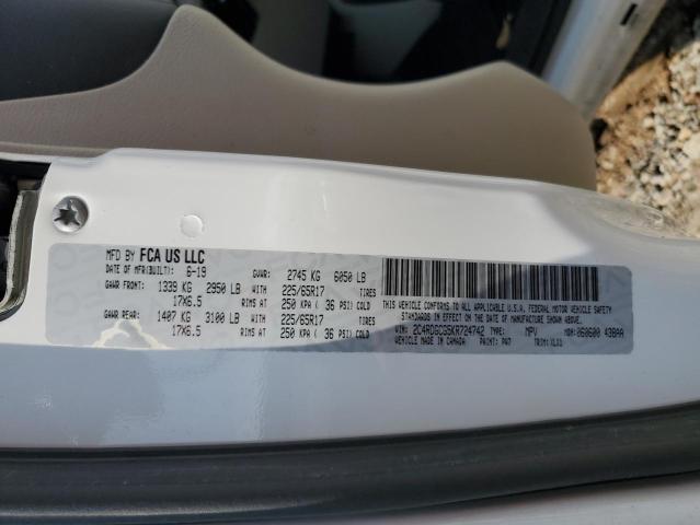 2C4RDGCG5KR724742 Dodge Grand Caravan Sxt