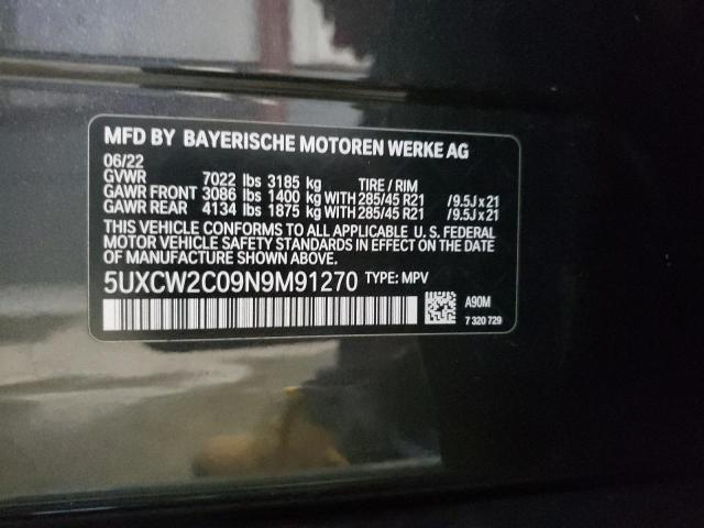 5UXCW2C09N9M91270 BMW X7 Xdrive40i
