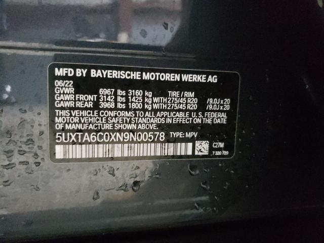 5UXTA6C0XN9N00578 BMW X5 Xdrive45e