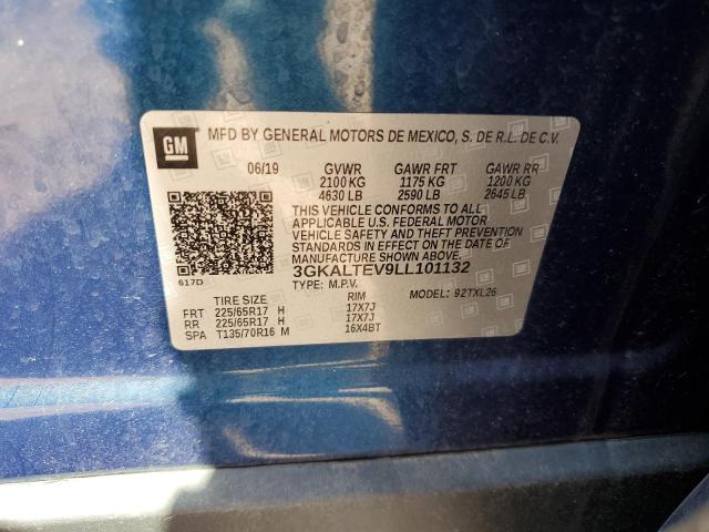 3GKALTEV9LL101132 GMC Terrain Sle