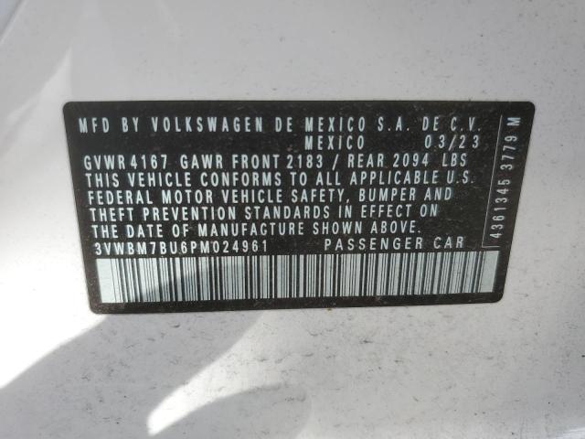 3VWBM7BU6PM024961 Volkswagen Jetta Sport