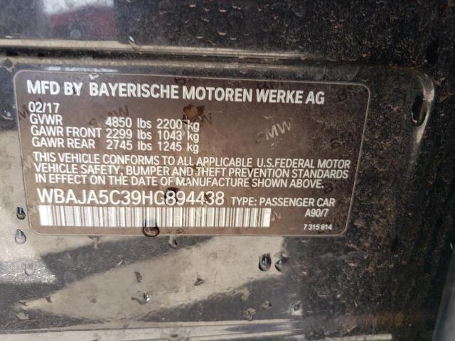 WBAJA5C39HG894438 BMW 530 I