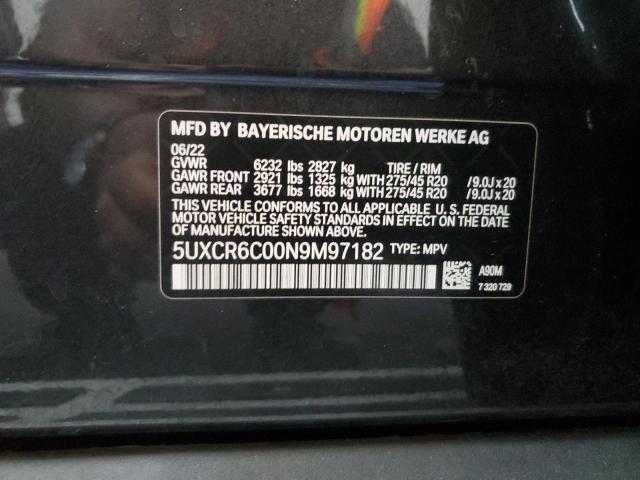 5UXCR6C00N9M97182 BMW X5 Xdrive40i