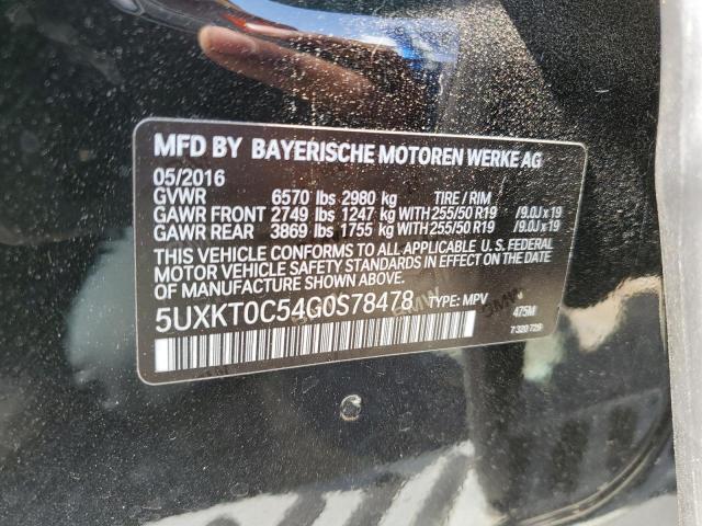 5UXKT0C54G0S78478 BMW X5 Xdr40e