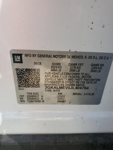 3GKALMEV1JL404764 GMC Terrain Sle