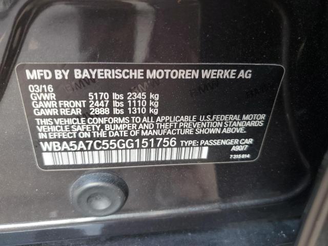 WBA5A7C55GG151756 BMW 528 XI