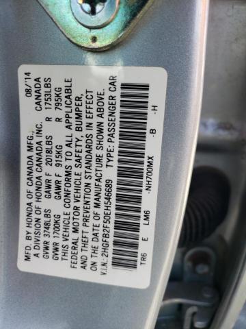 2HGFB2F50EH546689 Honda Civic Lx