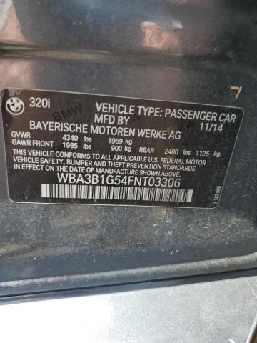 WBA3B1G54FNT03306 BMW 320 I
