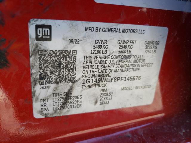 1GT49WEY8PF145576 GMC Sierra K3500 Denali