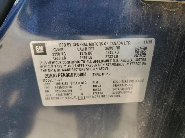 2GKALPEK9G6195004 GMC Terrain Slt