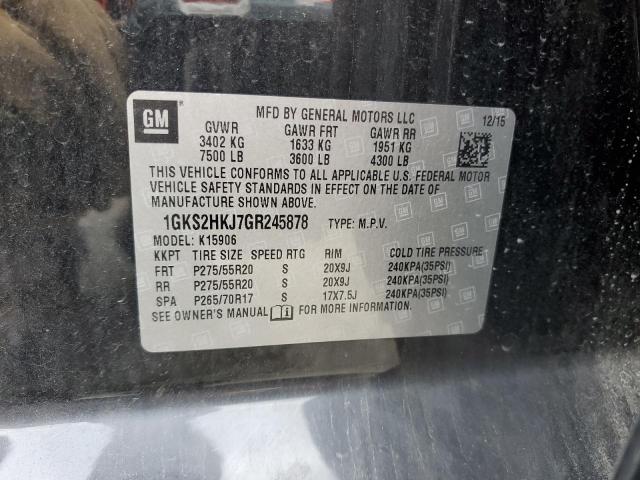 1GKS2HKJ7GR245878 GMC YUKON XL DENALI