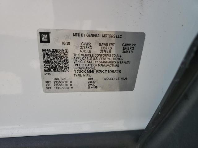 1GKKNNLS7KZ105819 GMC Acadia Slt-2