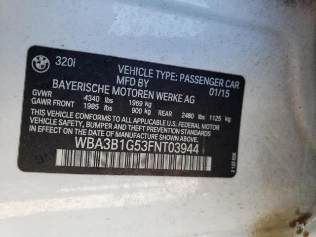 WBA3B1G53FNT03944 BMW 320 I