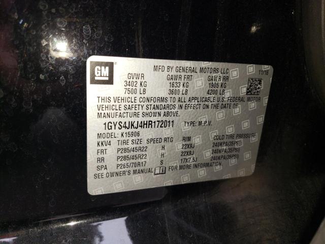 1GYS4JKJ4HR172011 Cadillac Escalade Esv Premium Luxury