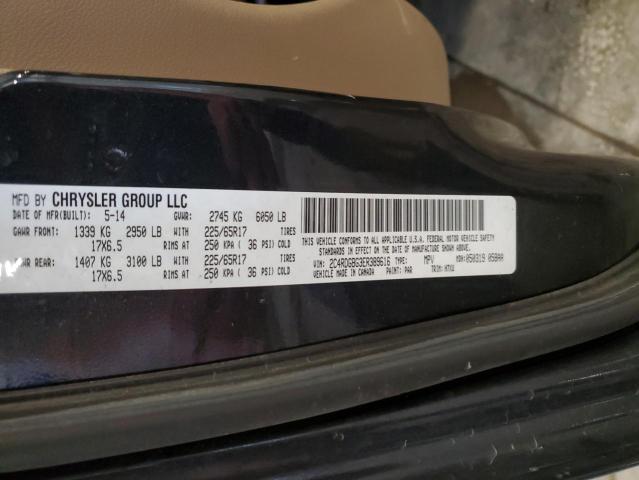 2C4RDGBG3ER389616 Dodge GRAND CARA
