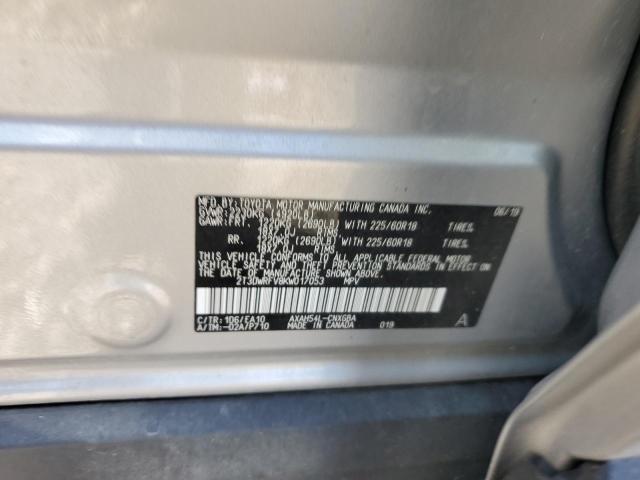 2T3DWRFV8KW017053 Toyota RAV4 LIMIT
