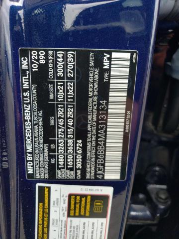 4JGFB6BB4MA313134 Mercedes-Benz GLE AMG 53