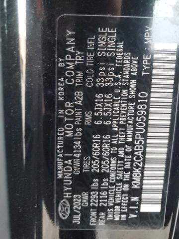 KM8K2CAB5PU059810 Hyundai Kona Se