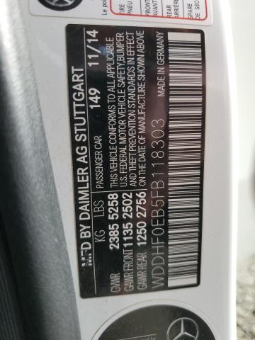 WDDHF0EB5FB118303 Mercedes-Benz E 250 BLUE