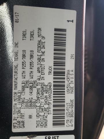 5TFRY5F1XHX220469 Toyota TUNDRA DOU