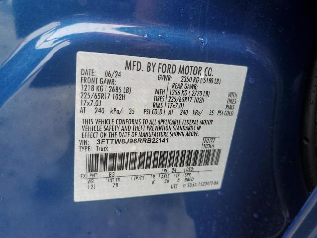 3FTTW8J96RRB22141 Ford MAVERICK X