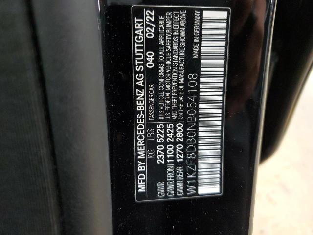 W1KZF8DB0NB054108 Mercedes-Benz E 350
