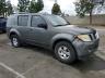 2008 Nissan Pathfinder S იყიდება Rancho Cucamonga-ში, CA - Front End