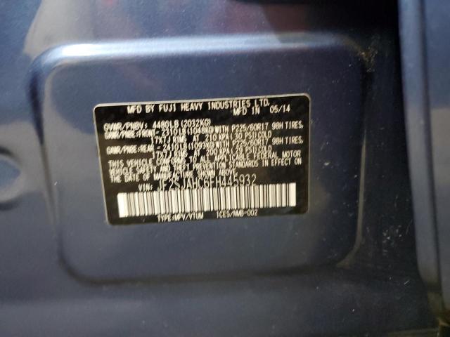 JF2SJAHC6FH445932 Subaru FORESTER 2