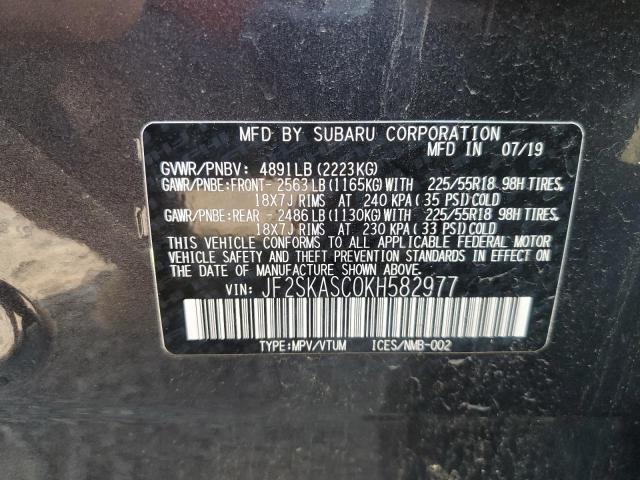 JF2SKASC0KH582977 Subaru FORESTER L