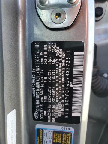 5XYPG4A59HG272614 KIA SORENTO LX