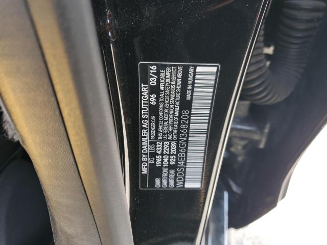 WDDSJ4EB6GN368208 Mercedes-Benz CLA 250