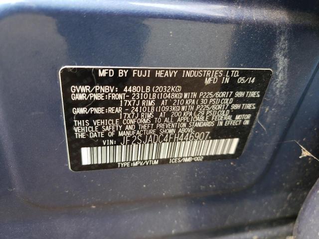 JF2SJADC4FH446907 Subaru FORESTER 2