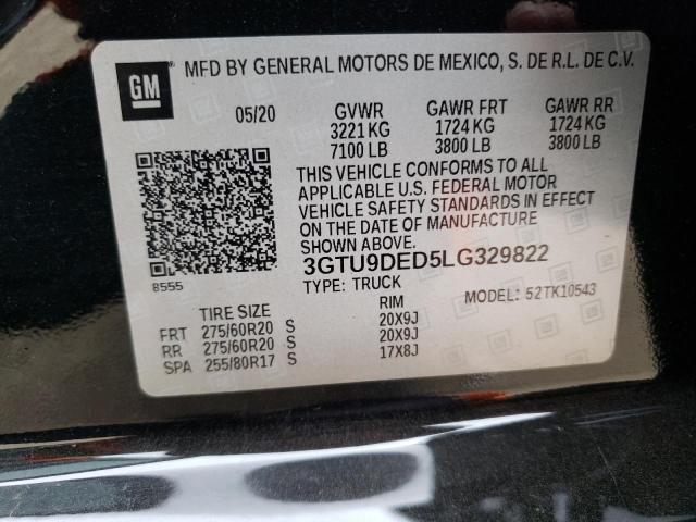 3GTU9DED5LG329822 GMC SIERRA K15