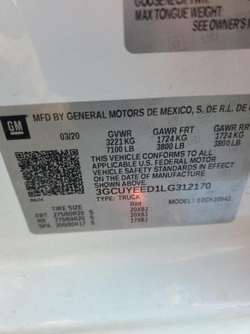 3GCUYEED1LG312170 Chevrolet Silverado