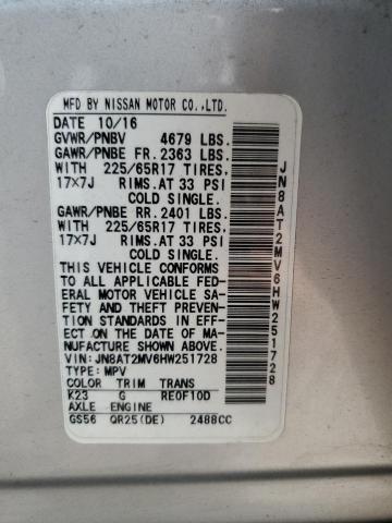 JN8AT2MV6HW251728 Nissan ROGUE S