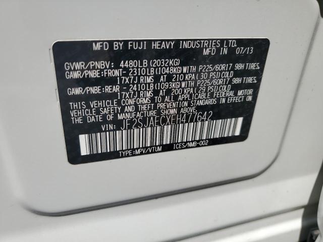 JF2SJAECXEH477642 Subaru FORESTER 2