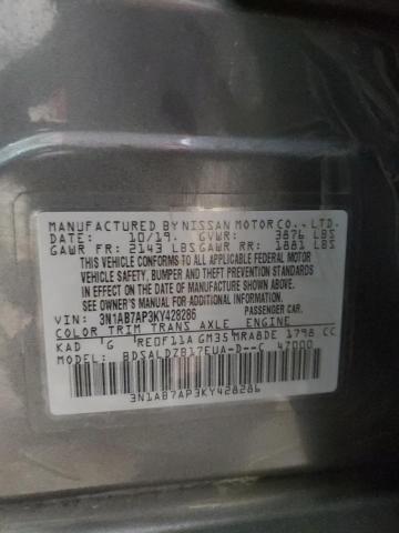 3N1AB7AP3KY428286 Nissan SENTRA S