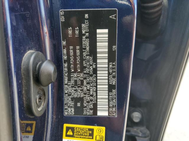 5TDZARFH0FS013679 Toyota Highlander
