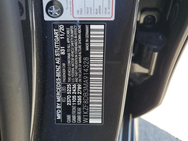 W1KZF8DB3MA914328 Mercedes-Benz E 350