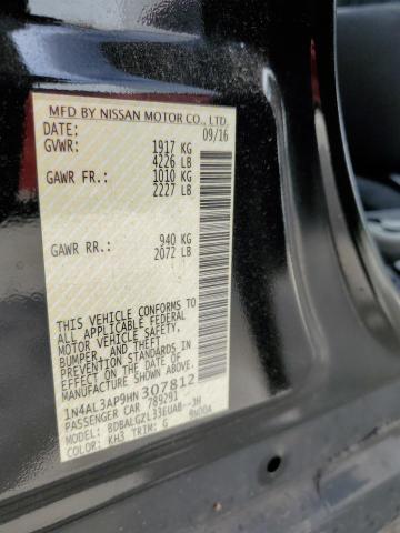 1N4AL3AP9HN307812 Nissan ALTIMA 2.5