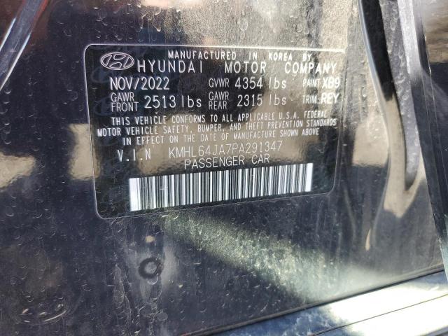 2023 HYUNDAI SONATA SEL KMHL64JA7PA291347  72400634