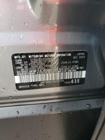 JA4J4VA81RZ038754 Mitsubishi Outlander