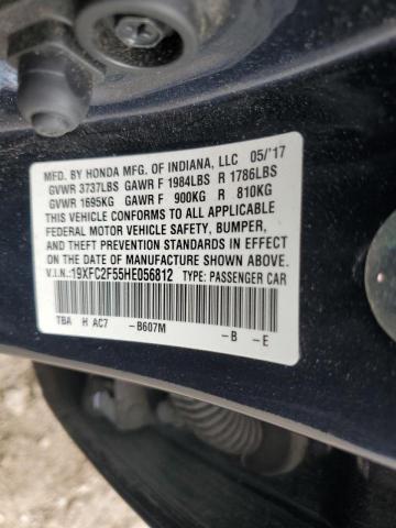 19XFC2F55HE056812 Honda Civic Lx