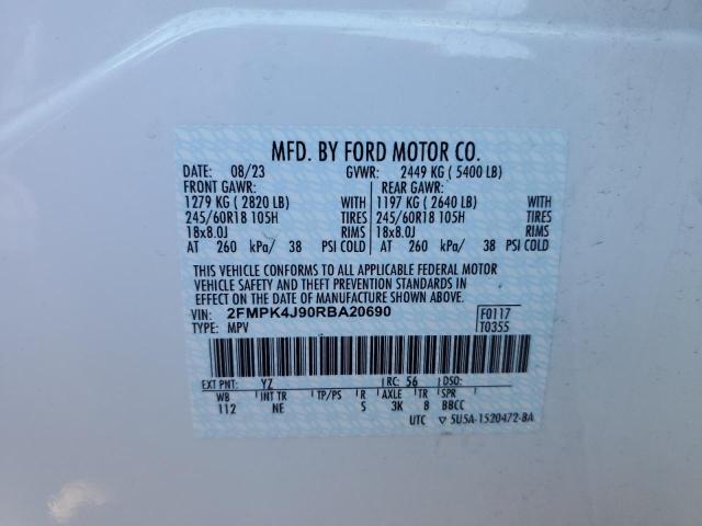2FMPK4J90RBA20690 Ford EDGE SEL
