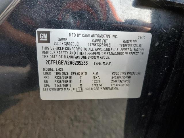 2010 GMC TERRAIN SL 2CTFLGEW2A6299253  71425674